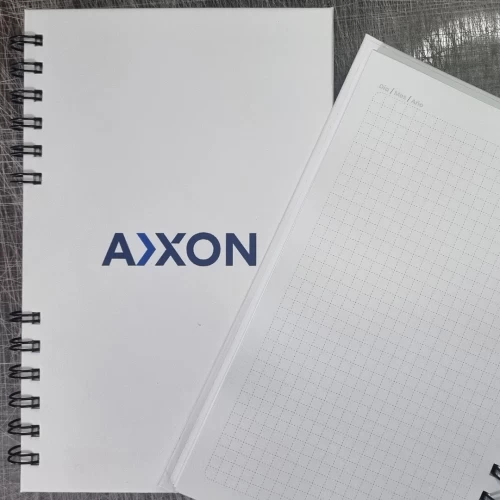 Cuaderno Personalizado para empresa AXXON