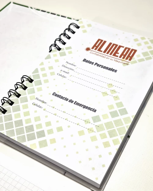 diseño de hoja de datos para empresa alinear mantenimiento